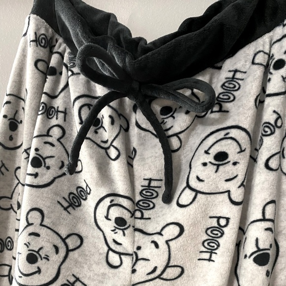 [S] Disney Winnie The Pooh Pyjama Bottoms | Gray/Black - Picture 3 of 6
